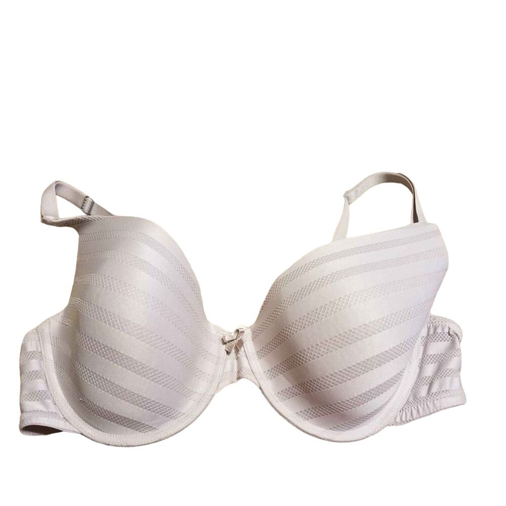 Maidenform Bra Underwire stripe gray Women's Lingerie size 40D‎